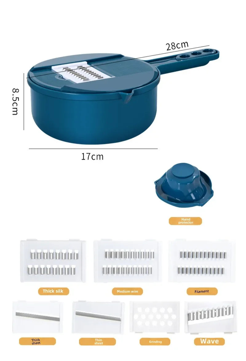Cortador Manual para Vegetais - De Palha de Trigo e Aço Inox