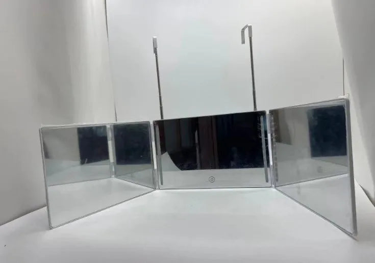 Espelho de Maquiagem 8 Polegadas - Ampliação 10x com Rotação 360º