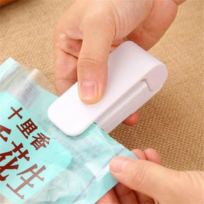 Mini Seladora Térmica Portátil - Para Sacos Plásticos a Pilha