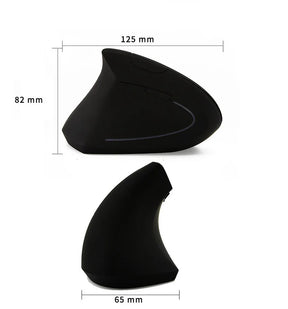 Mouse Vertical Ergonômico Recarregável - Bluetooth e 2,4GHz
