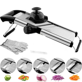 Fatiador de Vegetais Ajustável - De Aço Inox de 1 a 9mm
