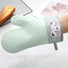 Luvas de Silicone Longas - Proteção Térmica para o Forno