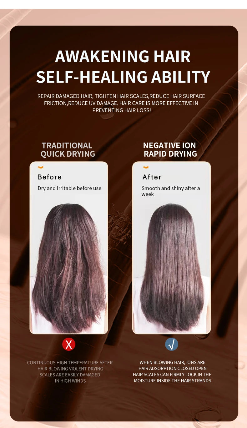 Secador de Cabelo 2000W - Tecnologia Iônica 5 Velocidades