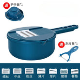 Cortador Manual para Vegetais - De Palha de Trigo e Aço Inox