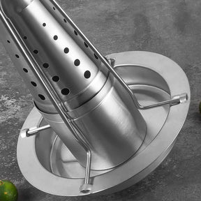 Grelha de Aço Inox Vertical - Para Assar Frango