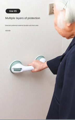 Barra de Apoio de Segurança para Banheiro - Ventosa - Sem Furo