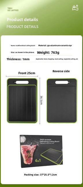 Tábua de Corte Multifuncional - Com Afiador e Picador Integrado