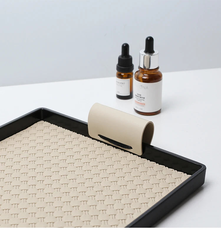 Bandeja Decorativa Estilo Nórdico - Em Melamina para Banheiro e Sala