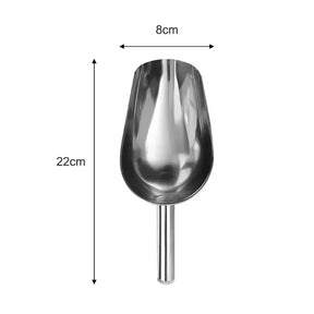Pá de Aço Inox - Para Gelo e Farinha em 3 Tamanhos