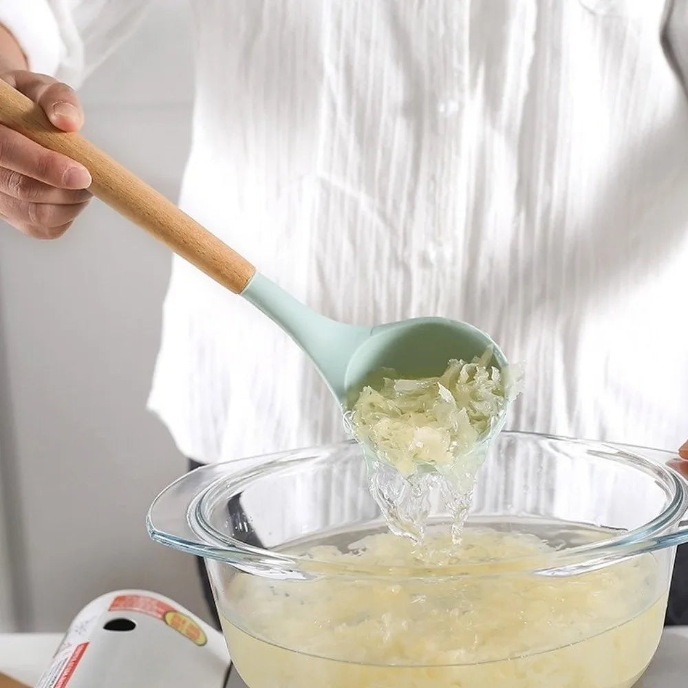 Kit Utensílios de Silicone Premium - Resistente ao Calor