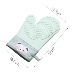 Luvas de Silicone Longas - Proteção Térmica para o Forno