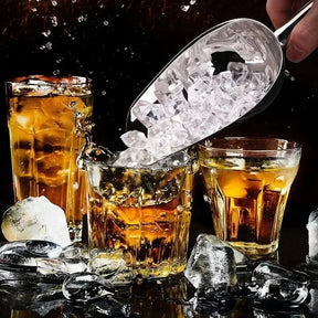 Pá de Aço Inox - Para Gelo e Farinha em 3 Tamanhos