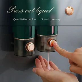 Dispenser de Sabonete Líquido de Parede - Instalação Sem Furo