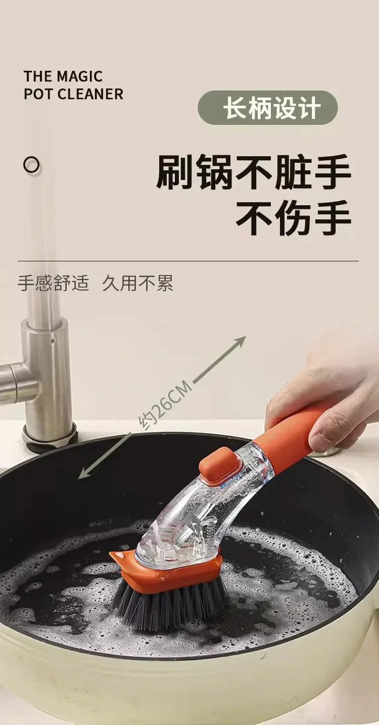 Escova Manual para Limpeza de Panela - em ABS Ecológico