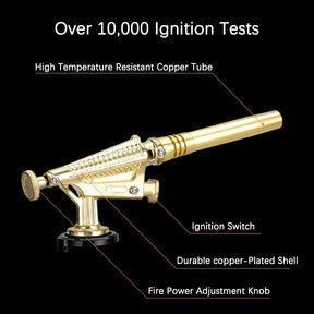 Tocha Portátil para Soldagem - De Cobre com Ignição Eletrônica