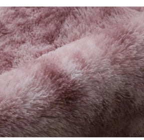 Tapete de Pelúcia Degrade - Macio e Antiderrapante para Quarto