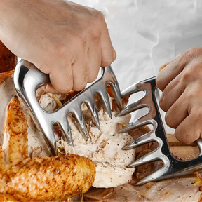 Garfos de Corte Garra Estilo Urso -em Aço Inox 6 Dentes