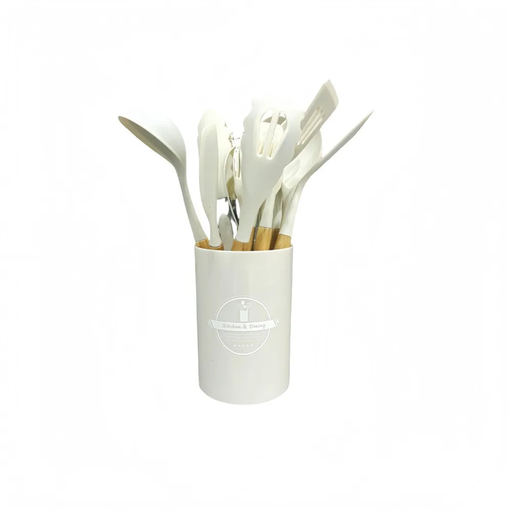 Kit Utensílios de Silicone Premium - Resistente ao Calor