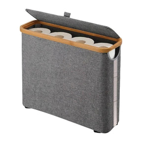 Organizador de Papel Higiênico - De Tecido para 12 Rolos