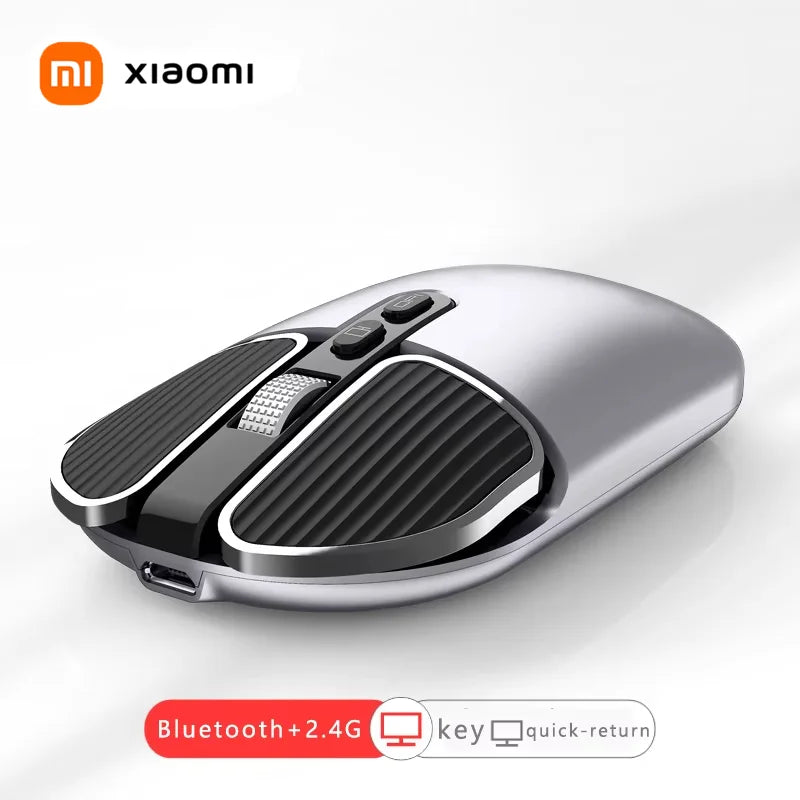 Mouse Bluetooth 2.4GHz - Silencioso e Recarregável