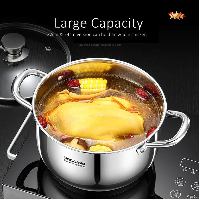 Panela Premium Inox 304 - Para Gás e Indução