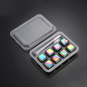 Cubos de Gelo Reutilizáveis - De Aço Inox 304 para Uísque