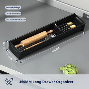 Organizador Retrátil para Gavetas - Em Alumínio