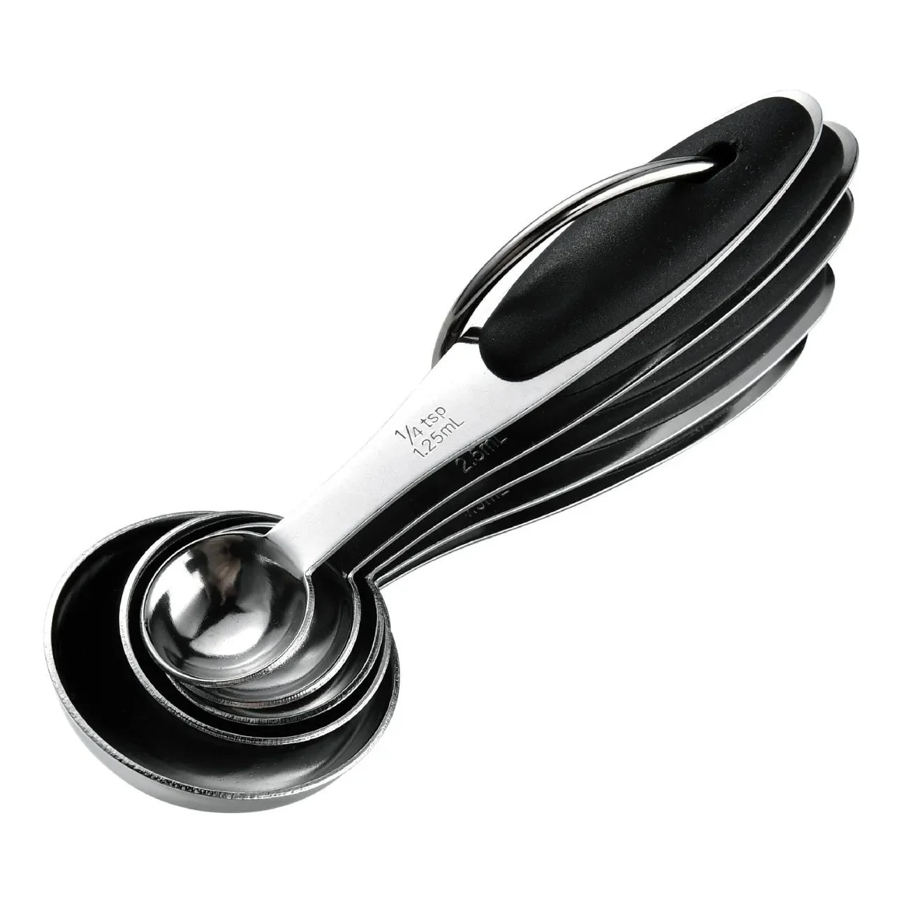 Kit 10 Medidores de Aço Inox - Copos e Colheres