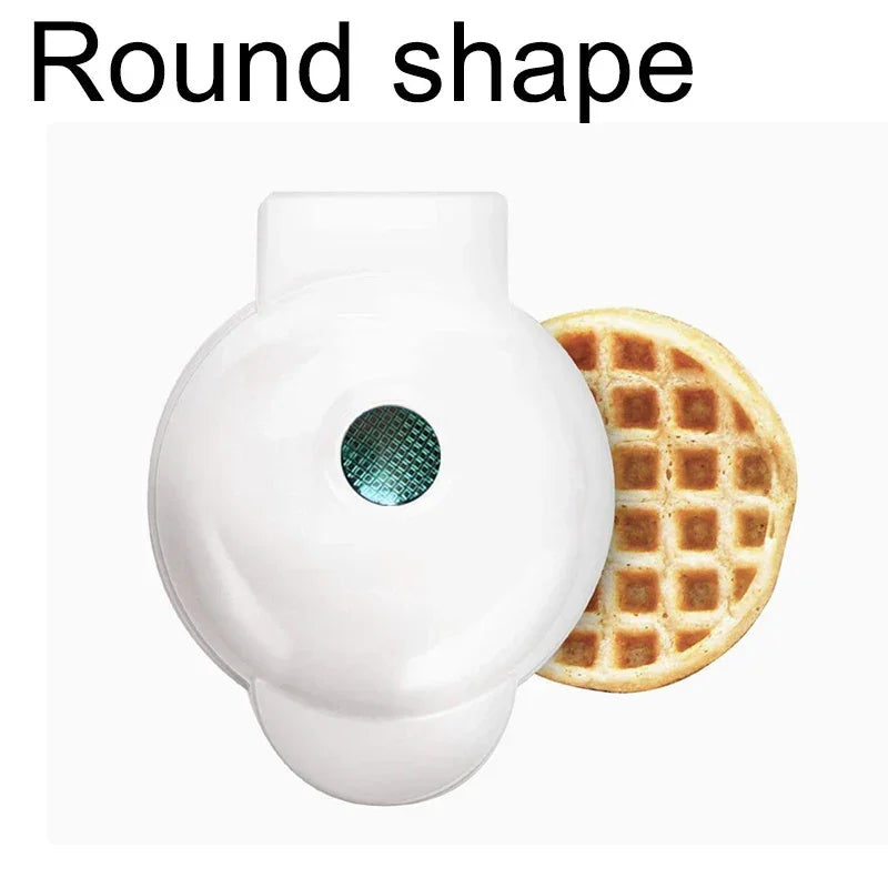 Máquina de Waffle Compacta - 350W com Placas Antiaderentes