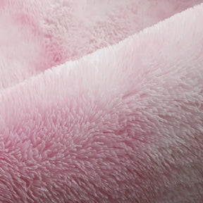 Tapete de Pelúcia Degrade - Macio e Antiderrapante para Quarto