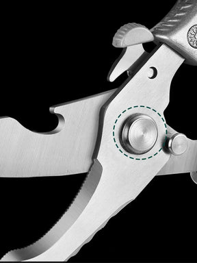 Tesoura Heavy Duty para Carnes - De Aço com Trava de Segurança