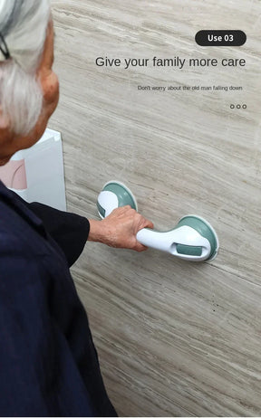 Barra de Apoio de Segurança para Banheiro - Ventosa - Sem Furo