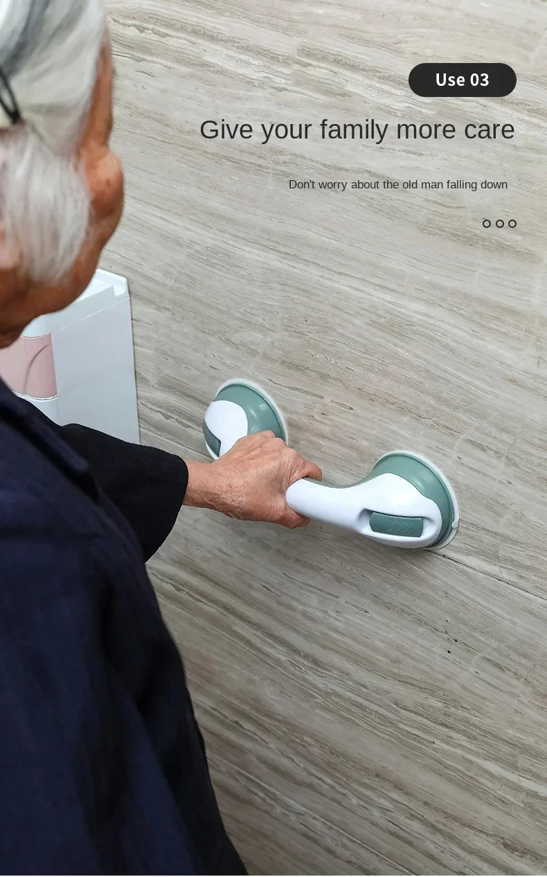 Barra de Apoio de Segurança para Banheiro - Ventosa - Sem Furo