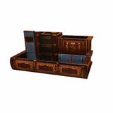 Porta-Canetas de Madeira - Estilo Retrô Organizador de Mesa