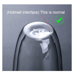 Copo de Vidro Camada Dupla - Isolamento Térmico para Café e Chá