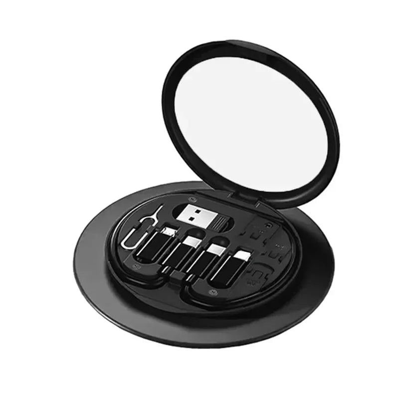 Adaptador OTG 5 em 1 Tipo C - Conversor Rápido com Estojo