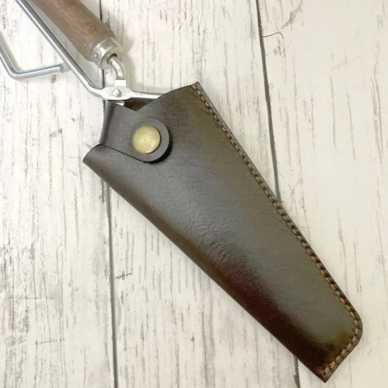 Pinça para maniopuilação de Carvão - com Capa de Couro PU