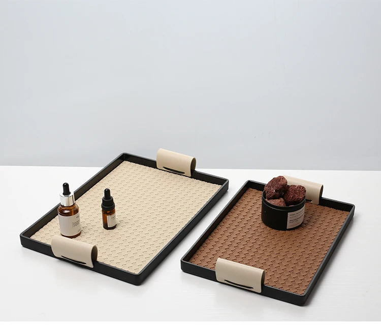 Bandeja Decorativa Estilo Nórdico - Em Melamina para Banheiro e Sala