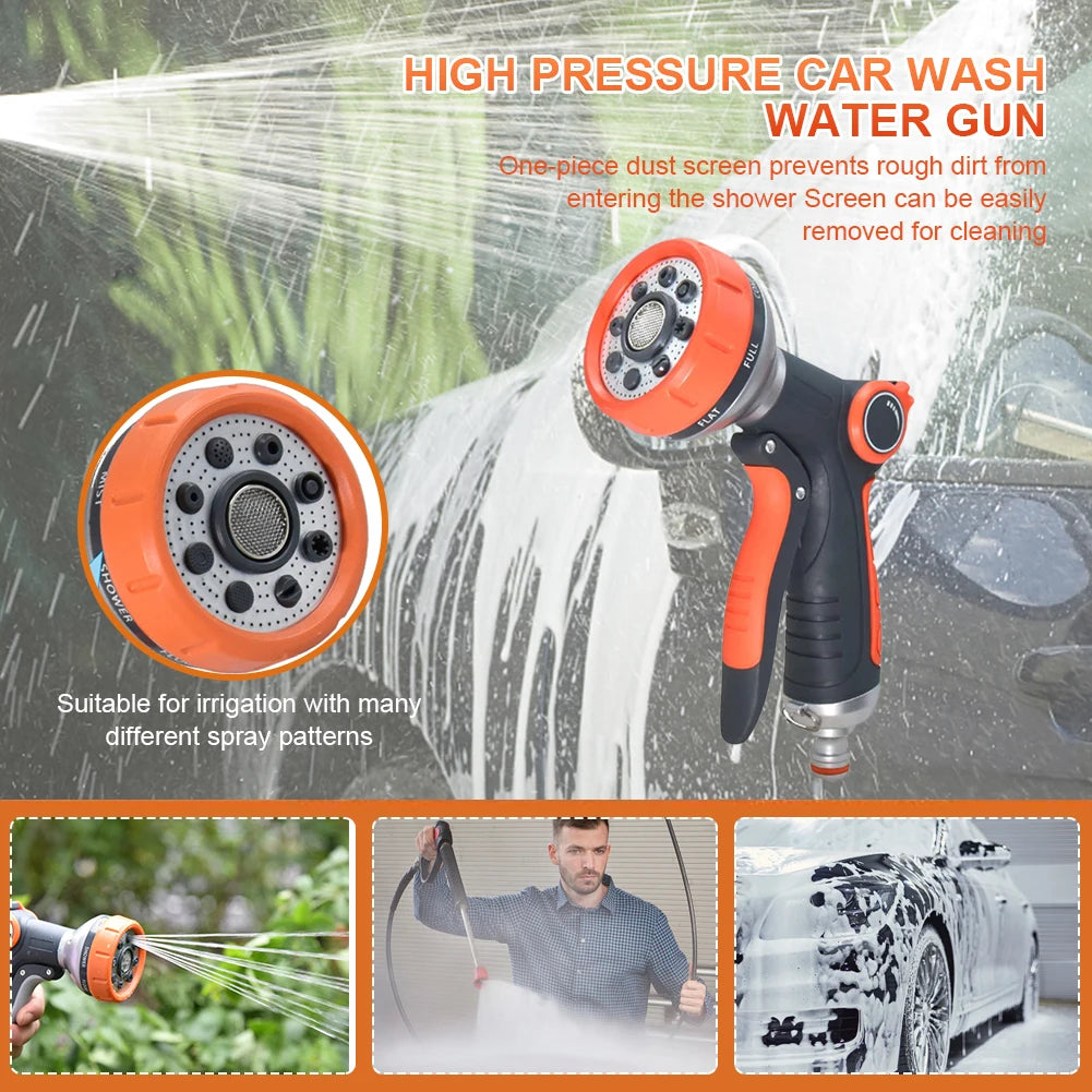 Pistola de Água Alta Pressão - com Bico Ajustável 5 Padrões