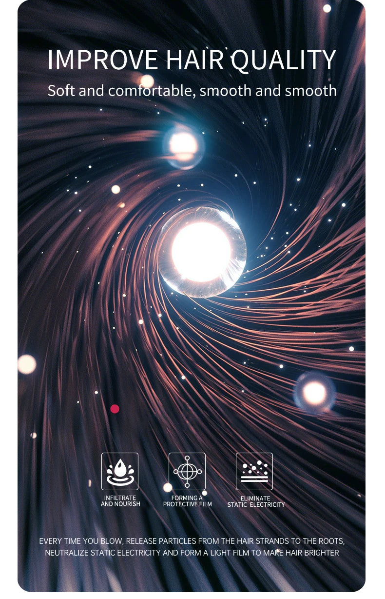 Secador de Cabelo 2000W - Tecnologia Iônica 5 Velocidades