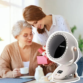 Ventilador Portátil USB Silencioso - Sem Fio de 6 Velocidades