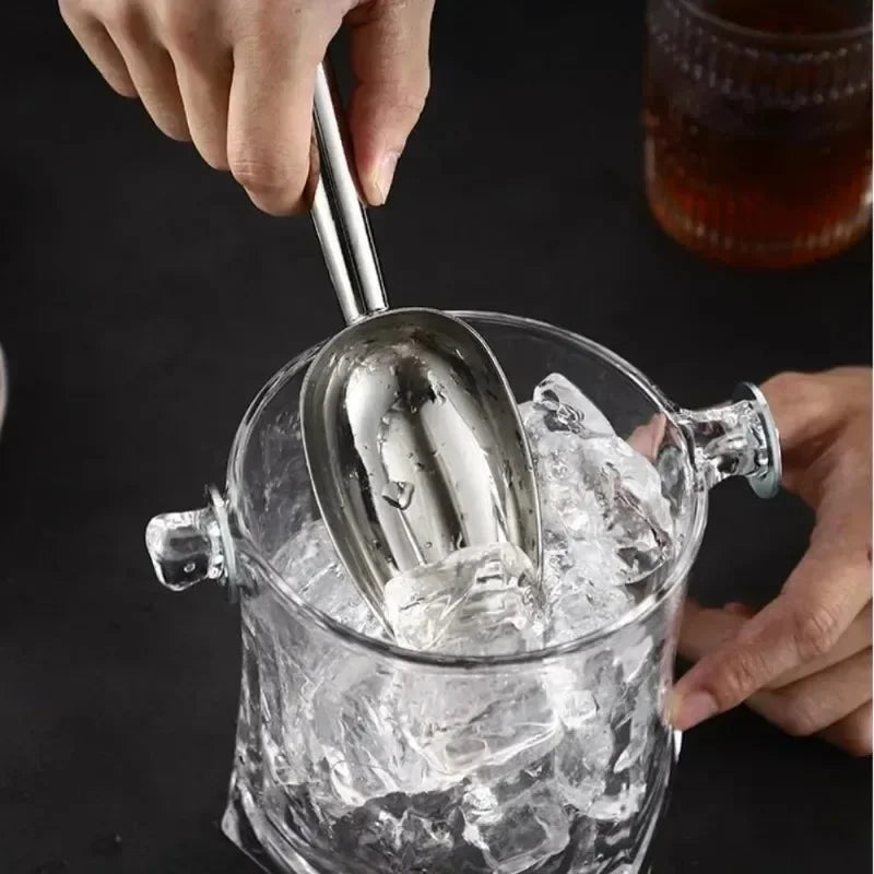 Pá de Aço Inox - Para Gelo e Farinha em 3 Tamanhos