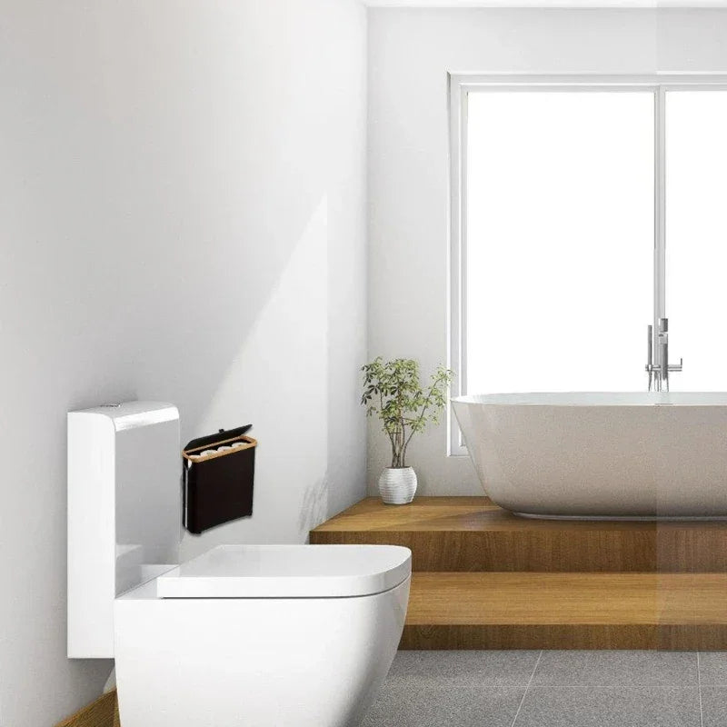 Organizador de Papel Higiênico - De Tecido para 12 Rolos