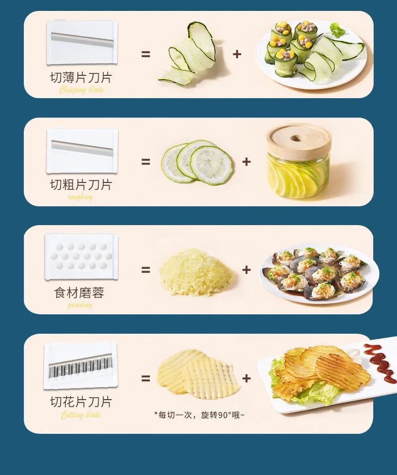 Cortador Manual para Vegetais - De Palha de Trigo e Aço Inox