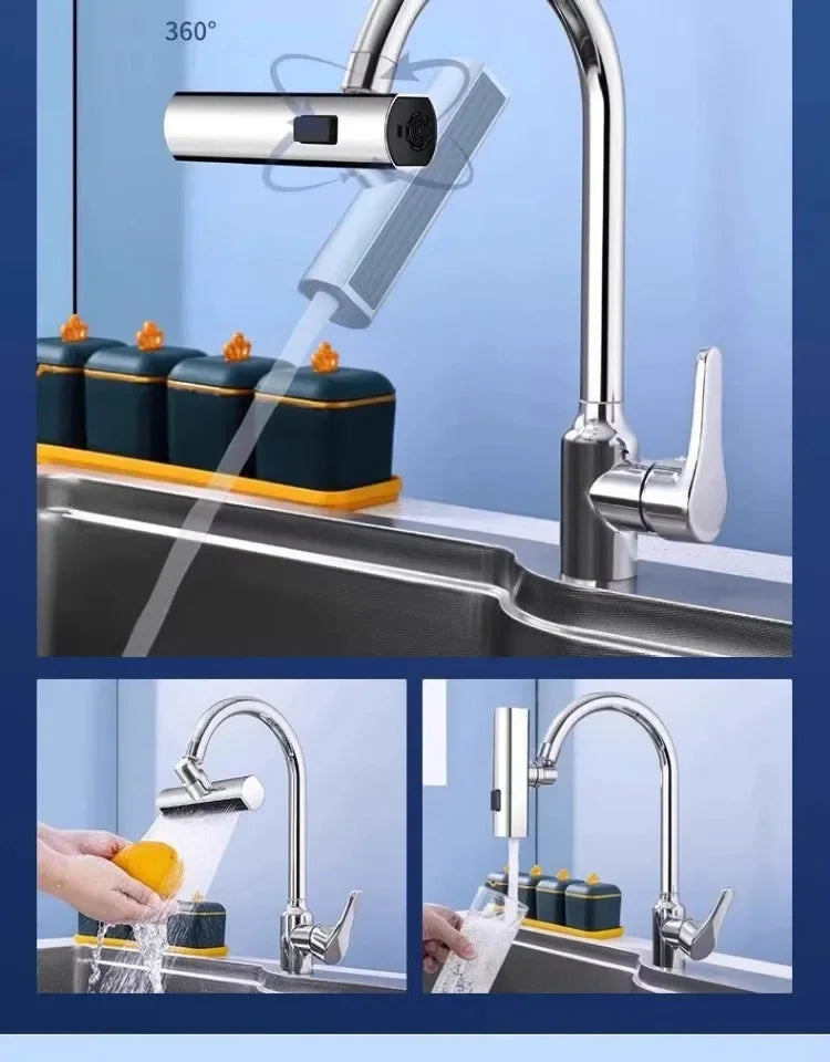 Extensão de Torneira Universal - Rotação 360° com 3 Modos