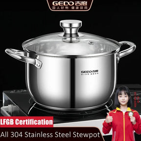 Panela Premium Inox 304 - Para Gás e Indução