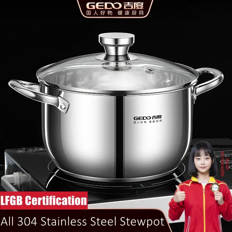 Panela Premium Inox 304 - Para Gás e Indução