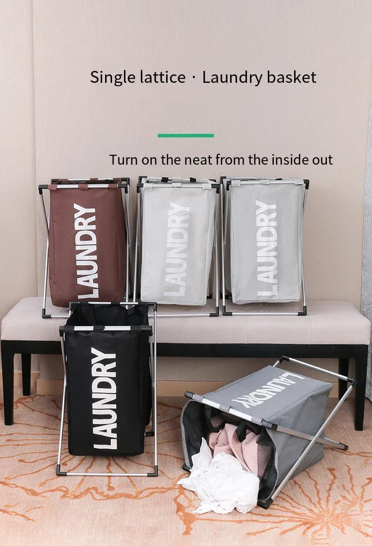 Cesto Organizador de Roupas Dobrável - Impermeável em Oxford