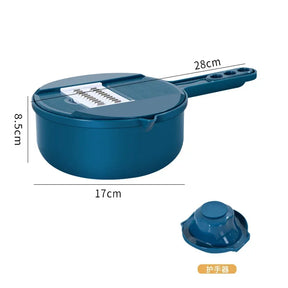 Cortador Manual para Vegetais - De Palha de Trigo e Aço Inox