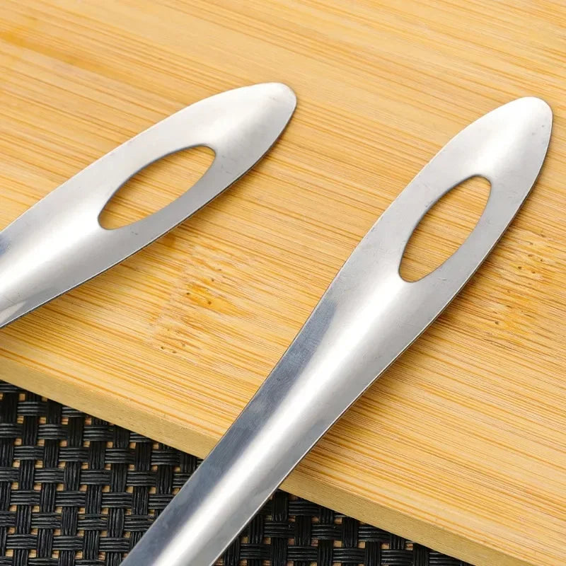 Colher de Sopa com Filtro - Em Aço Inoxidável para Óleo